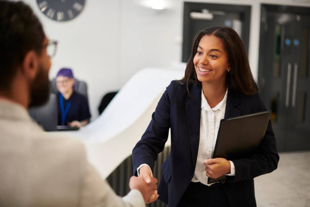istock job search graduate meets her potential employer 2160858505