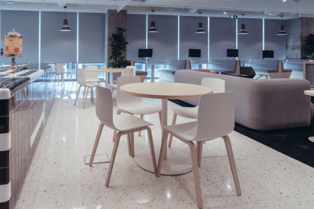 istock A modern and minimalist dining area with sleek 2160867815