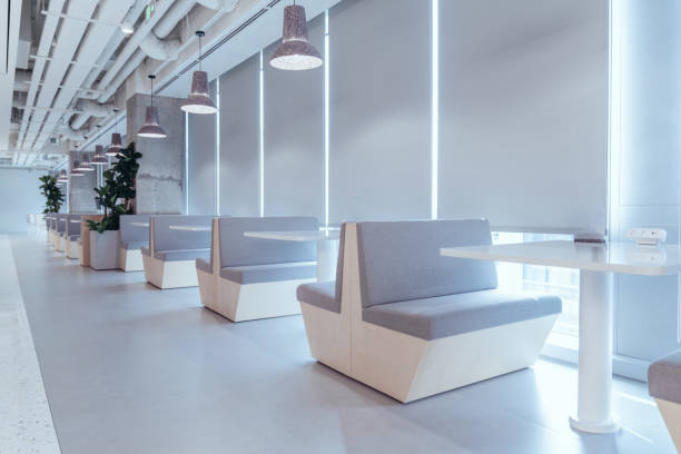 istock A modern and minimalist dining area with sleek 2160867979