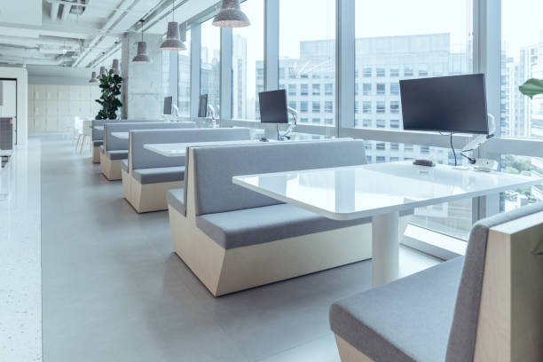 istock A modern and minimalist dining area with sleek 2160868201