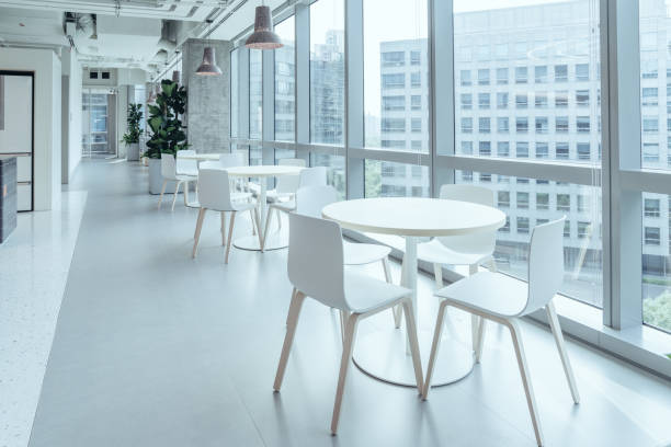 istock A modern and minimalist dining area with sleek 2160869162