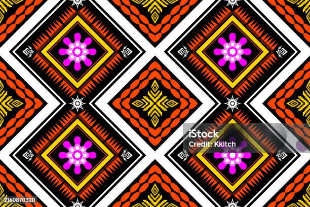 Aztec Needlework Ethnic Figure Aztec Embroidery Design Stock Illustration - Download ...