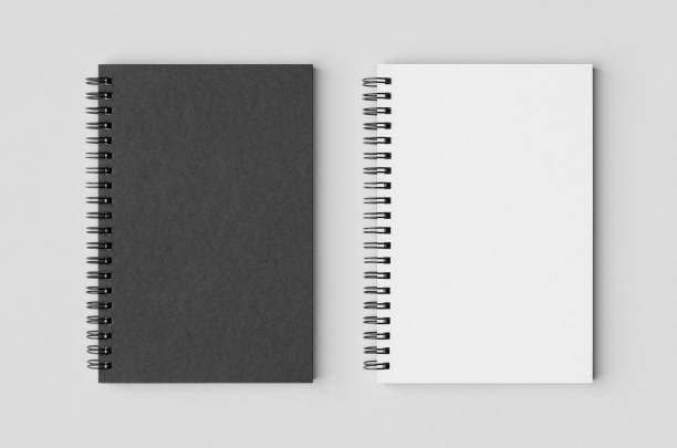 istock White and black spiral notebooks mockup. 2160888851