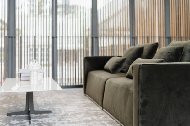 istock Home interior Abstract Design of Upholstered Pillows Home decor, interior design and luxury furniture background, sofa and pillow detail. 2160897112