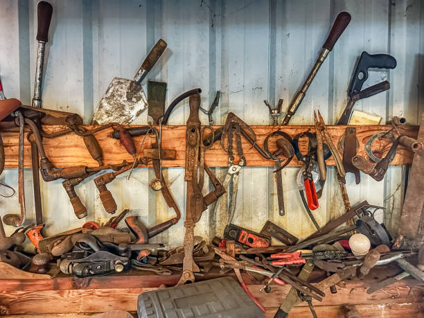 istock Tool Bench At An Oyster Farm 2160903658