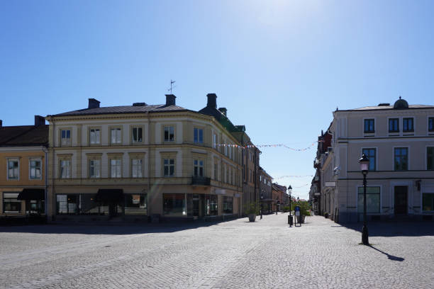 istock An empty town square in the middle of summer 2160904012
