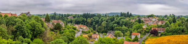 istock French Village Landscape Under Cloudy Skies 2160907658