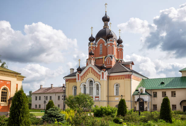 istock Church in Tikhvin Monastery 2160911139