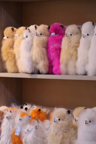 istock Llama plush in a souvenir shop - Peru 2160915759