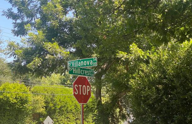 istock Intersection of Villanova and Hillcrest in Dallas 2160923644