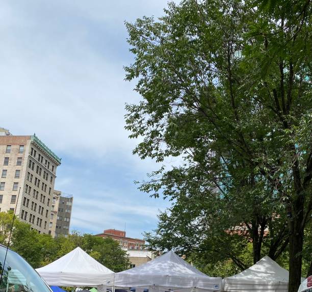 istock Tents in Marker Square, Pittsburgh, PA 2160923672