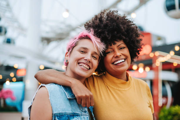 istock Two friends happiness Looking at the camera 2160926868