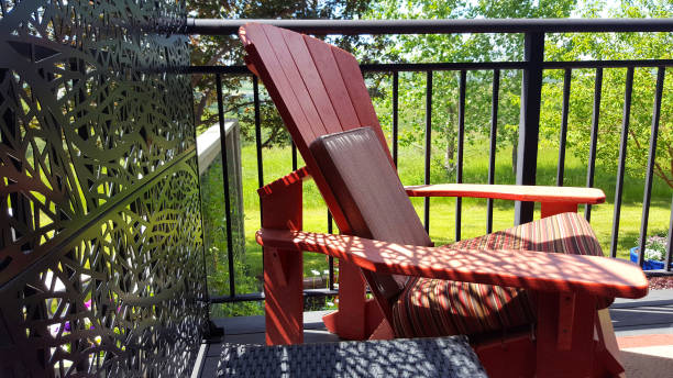 istock Shadows And Patterns Of Summer Relaxation And Getting Away From It All On The Garden Deck 2160937048