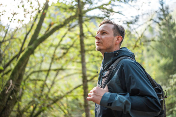 istock Male Hiker Outdoors Adventure 2160940456