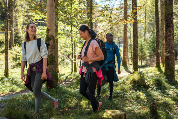 istock Diverse Group of Friends on a Forest Hike 2160940501