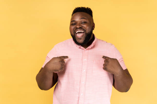 istock Man pointing finger at himself feeling proud and ambitious, boasting successful achievement. 2160940681
