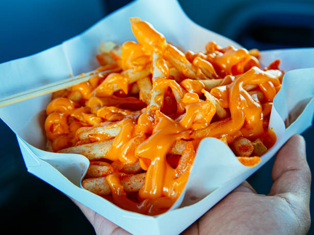 istock cheese French fries 2160950638