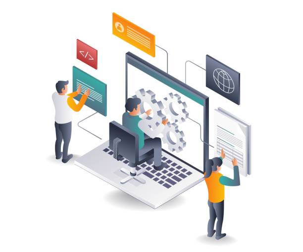 Program Team Visual 90+ Diverse Programming Team Stock Illustrations, Royalty-Free Vector ...