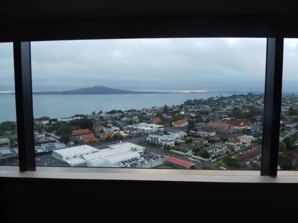 istock View Rangitoto Island from a window 2160955124