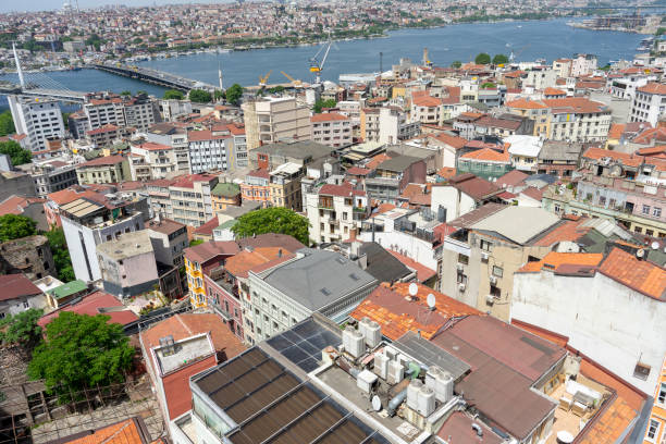 istock Looking down on Istanbul city center from the observation deck during the day 2160962231