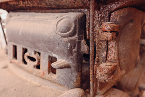 istock Vintage wood stove 2160966344