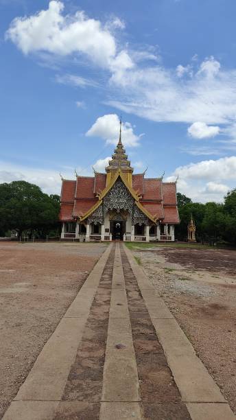 Beautiful art Thai temple