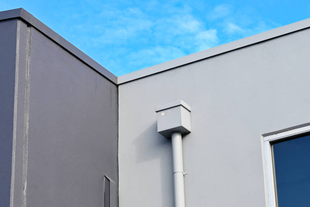 istock Roof gutter outlet and downpipe 2160969614
