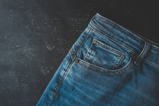 istock Denim jeans, jeans background, denim pattern, jean textured 2160972813
