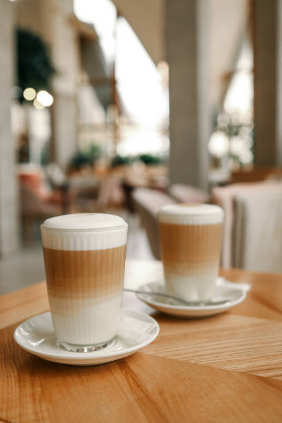istock Cup of latte in a restaurant, good morning 2160973277
