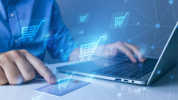 istock Man using smartphone online shopping and payment via mobile banking apps. financial technology, Digital banking network, internet payment and digital wallet. 2160975774