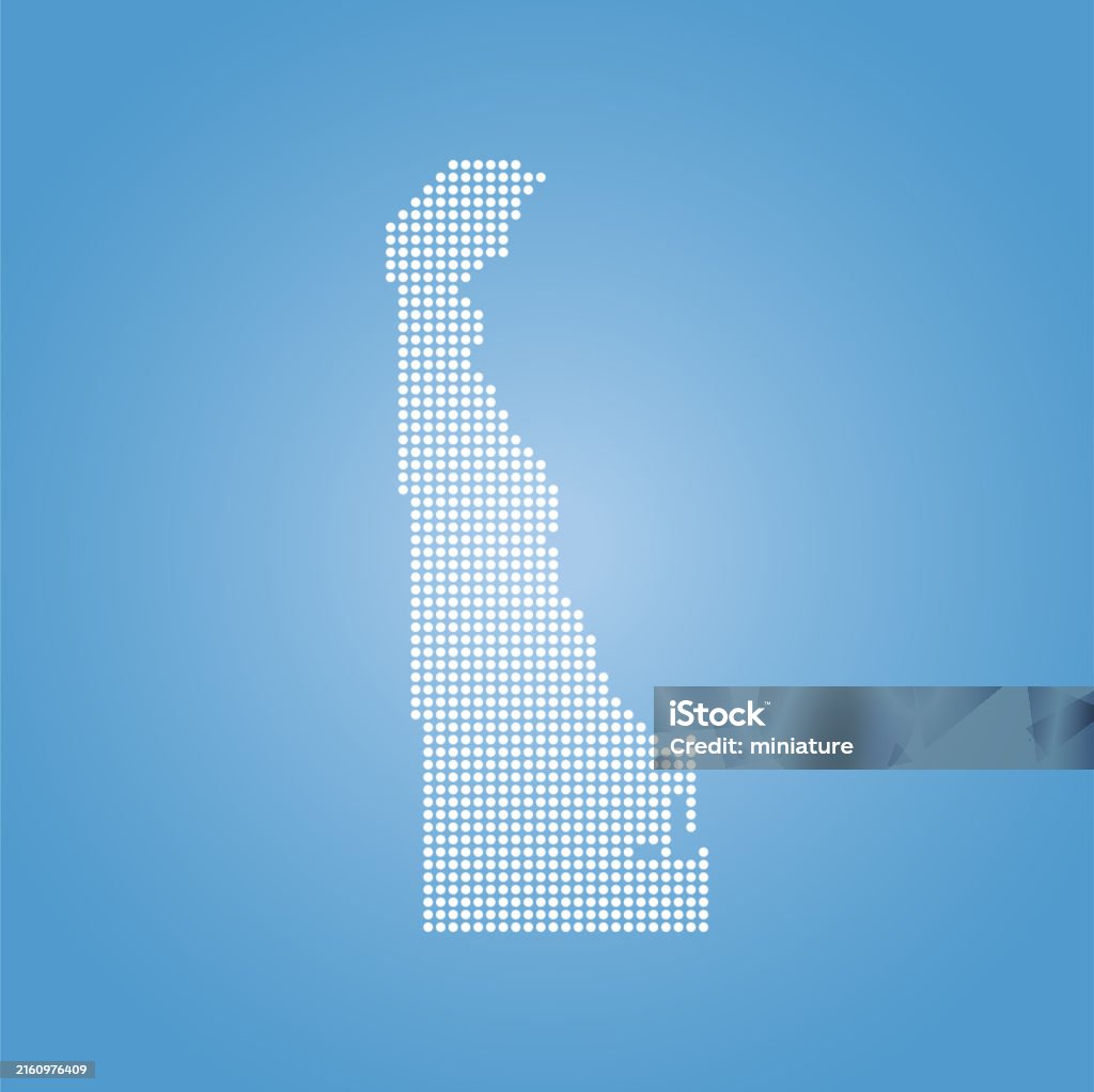 Feloware Delaware Map Stock Illustration - Download Image Now - Abstract ...