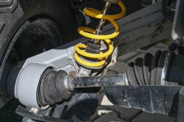 istock ATV rear suspension springs and shock absorbers 3 2160982588