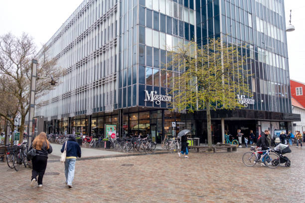 Magasin, a famous department store in central Aarhus, eastern Jutland, Denmark.