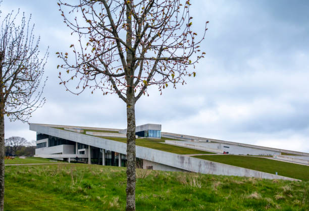 Ørestad, Copenhagen, Zealand, Denmark - June 20th 2025:  Iconic architecture in the Bella area, a suburb of the Danish capital.