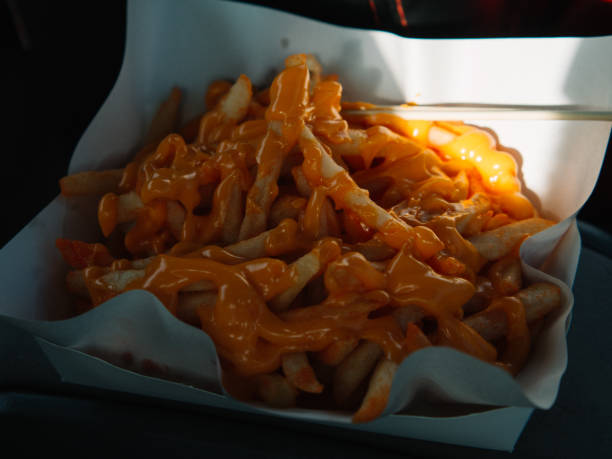 istock cheese French fries 2160991413