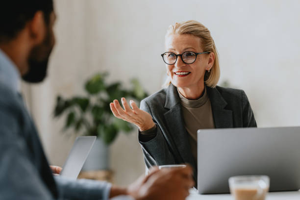 istock Professional Business Meeting in Modern Office Space 2160994973