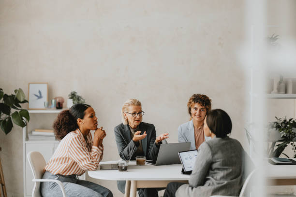 Diverse Business Group in a Meeting at Office