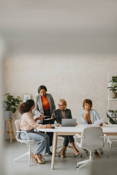 istock Diverse Business Team Collaborating In Modern Office 2160995036