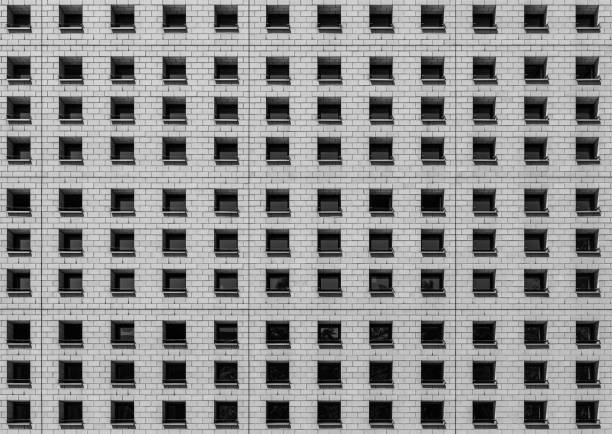 istock Full frame shot of small windows at a office building 2160999840