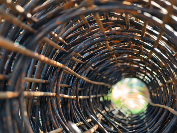 istock Background of metal bars at the construction site 2161002694