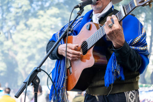 istock Argentine gaucho playing the guitar. 2161003398