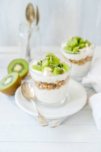 istock Trifle with granola and kiwi pieces 2161008980