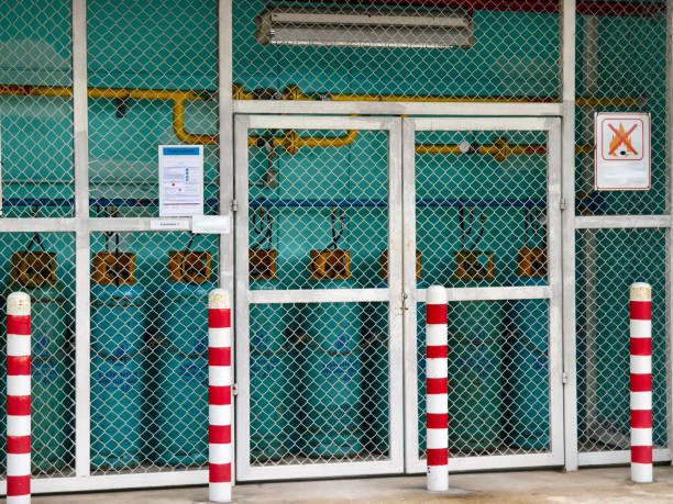 istock Header pipes valve zone and fire alarm control system at industrial plants 2161012063