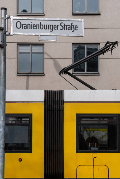 istock Road sign Oranienburger Strasse 2161016267