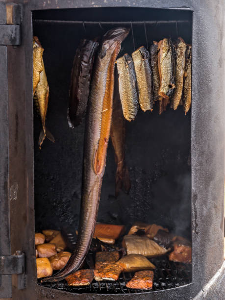 istock Marine fish in smoking chamber 2161016659