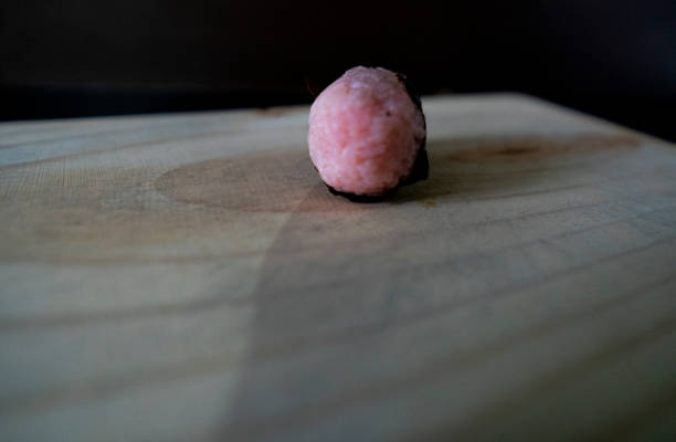 Japanese cuisine Moti Mochi rice dumpling wrapped in foil