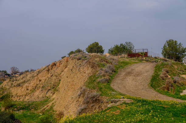 Land feature in daytime