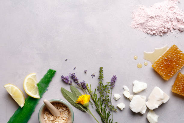 istock Organic skin care ingredients 2161031030