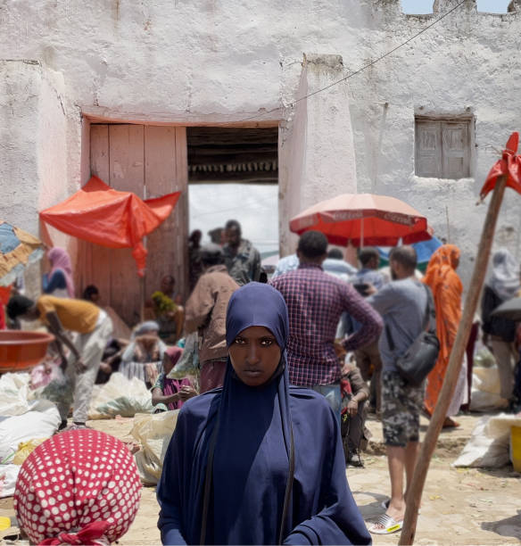 Indonesia, Solo - June 21,2024:  group of mothers are shopping for kitchen spices at the market