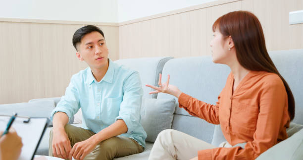 istock asian couple counsel marriage issue 2161035129